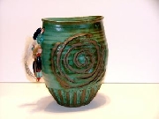 Decorated vase