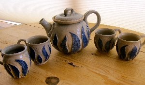 Teapot and Cups