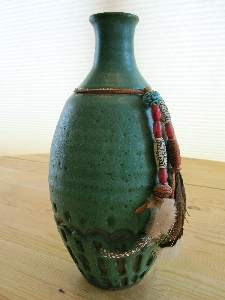 Large Decorated Bottle