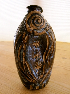 Decorated Bottle Vase