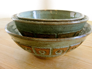 Green Nesting Bowls