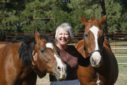 Erika with horses