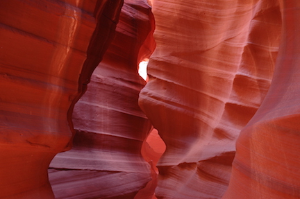 Colorful view of a Utah canyon. 