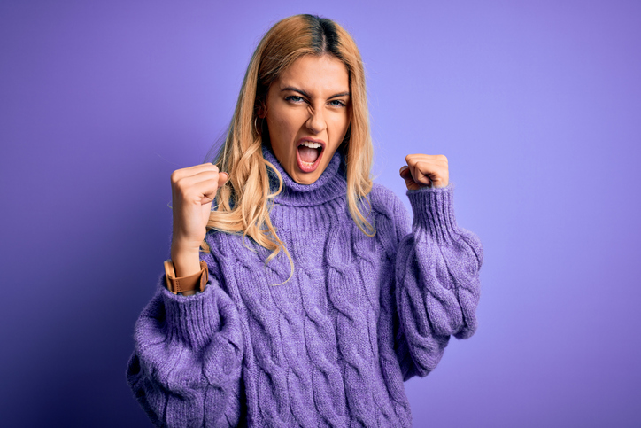 Angry woman