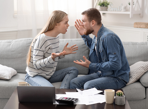 couple fighting, couple arguing, angry couple