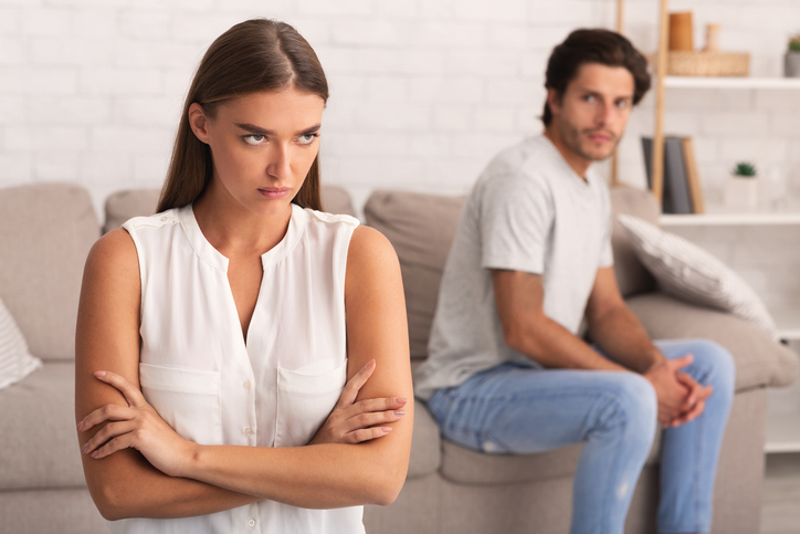 Lack of trust in partner