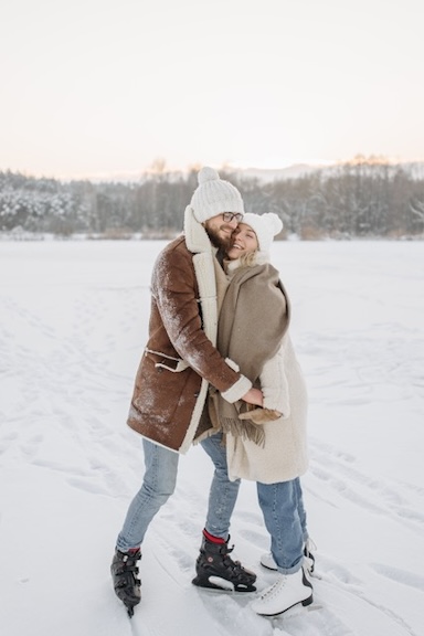 Couple having fun